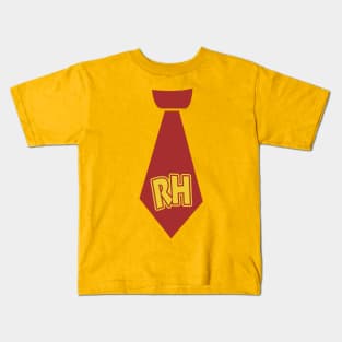 Retro Hero Tie Kids T-Shirt